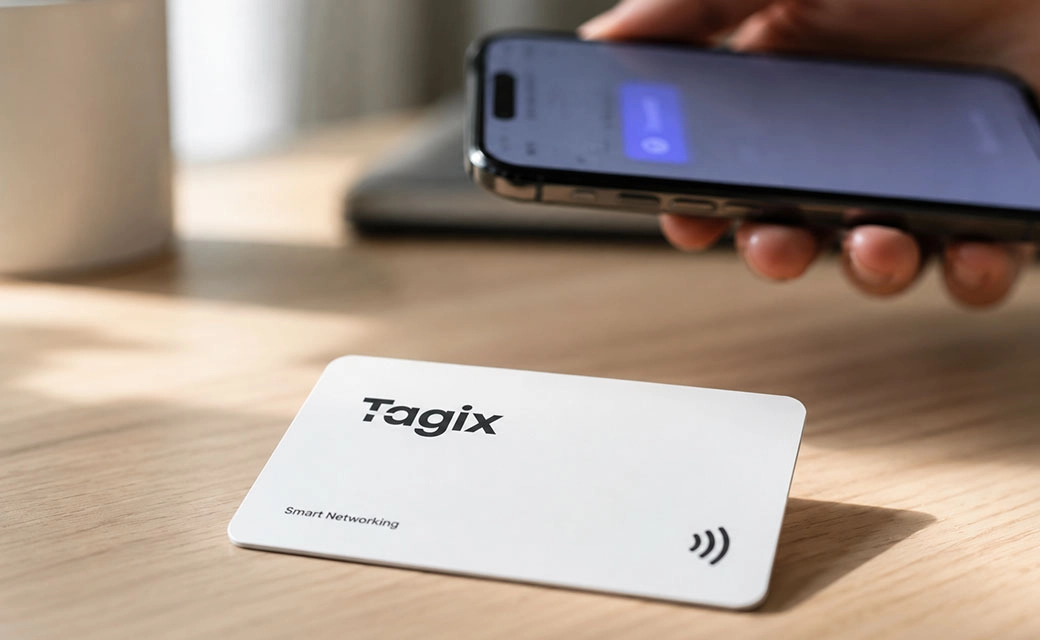 carte-nfc-pvc-blanche-scan-smartphone-bureau